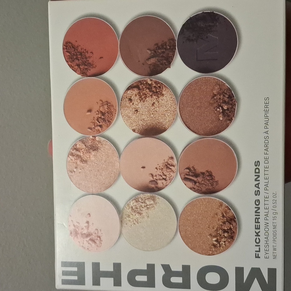 New Morphe 12-Pan Eyeshadow Palette Flickering Sands